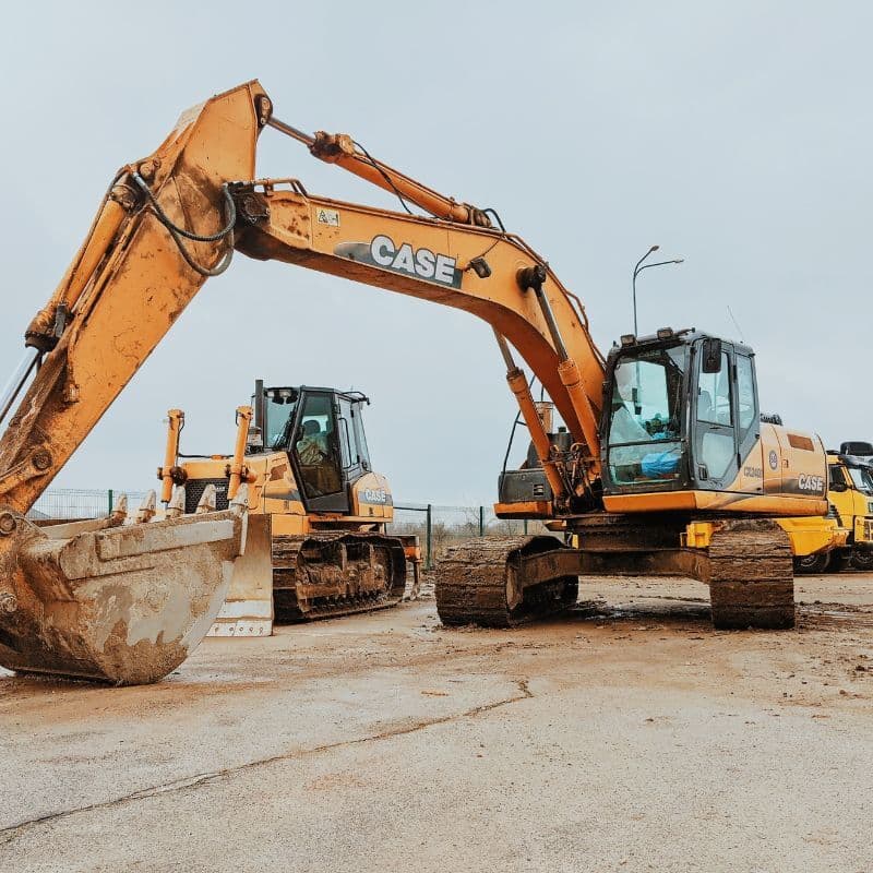CASE excavator equipment